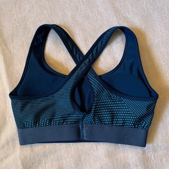 Under Armour Mid Crossback Sports Bra - Picture 2 of 2